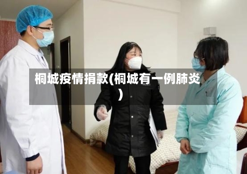 桐城疫情捐款(桐城有一例肺炎)-第3张图片