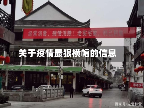 关于疫情最狠横幅的信息