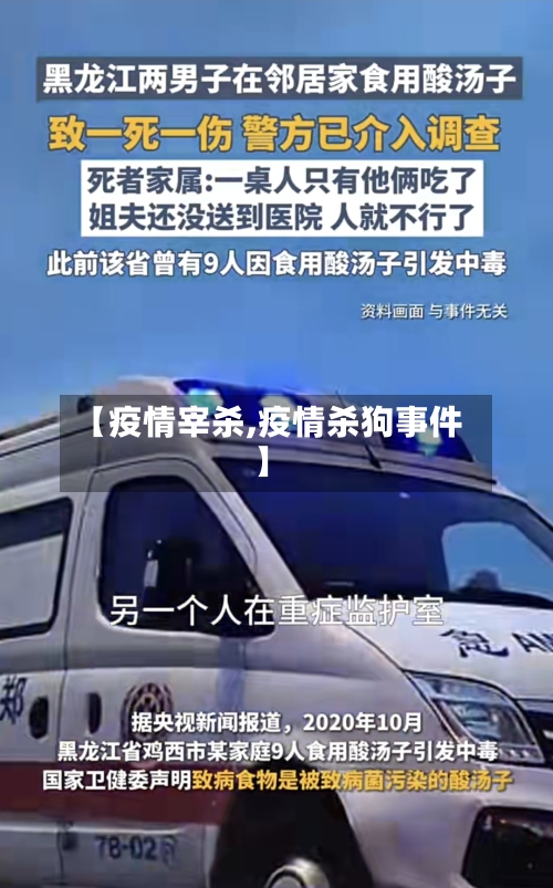 【疫情宰杀,疫情杀狗事件】