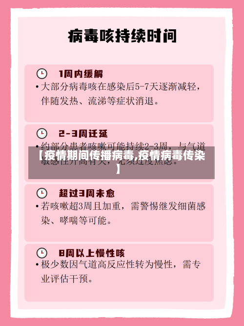 【疫情期间传播病毒,疫情病毒传染】