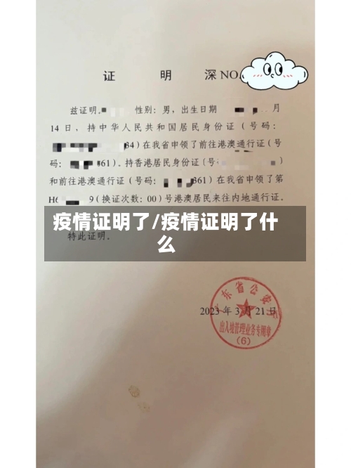 疫情证明了/疫情证明了什么