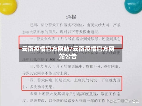 云南疫情官方网站/云南疫情官方网站公告-第3张图片